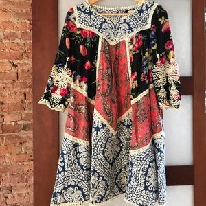 Vanessa Virginia (Anthropologie), swing dress.